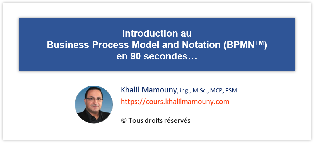 Introduction au Business Process Model and Notation (BPMN) en 90 secondes…